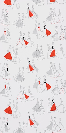 1950s Wallpaper And Fabrics New Line Breaking News Retro