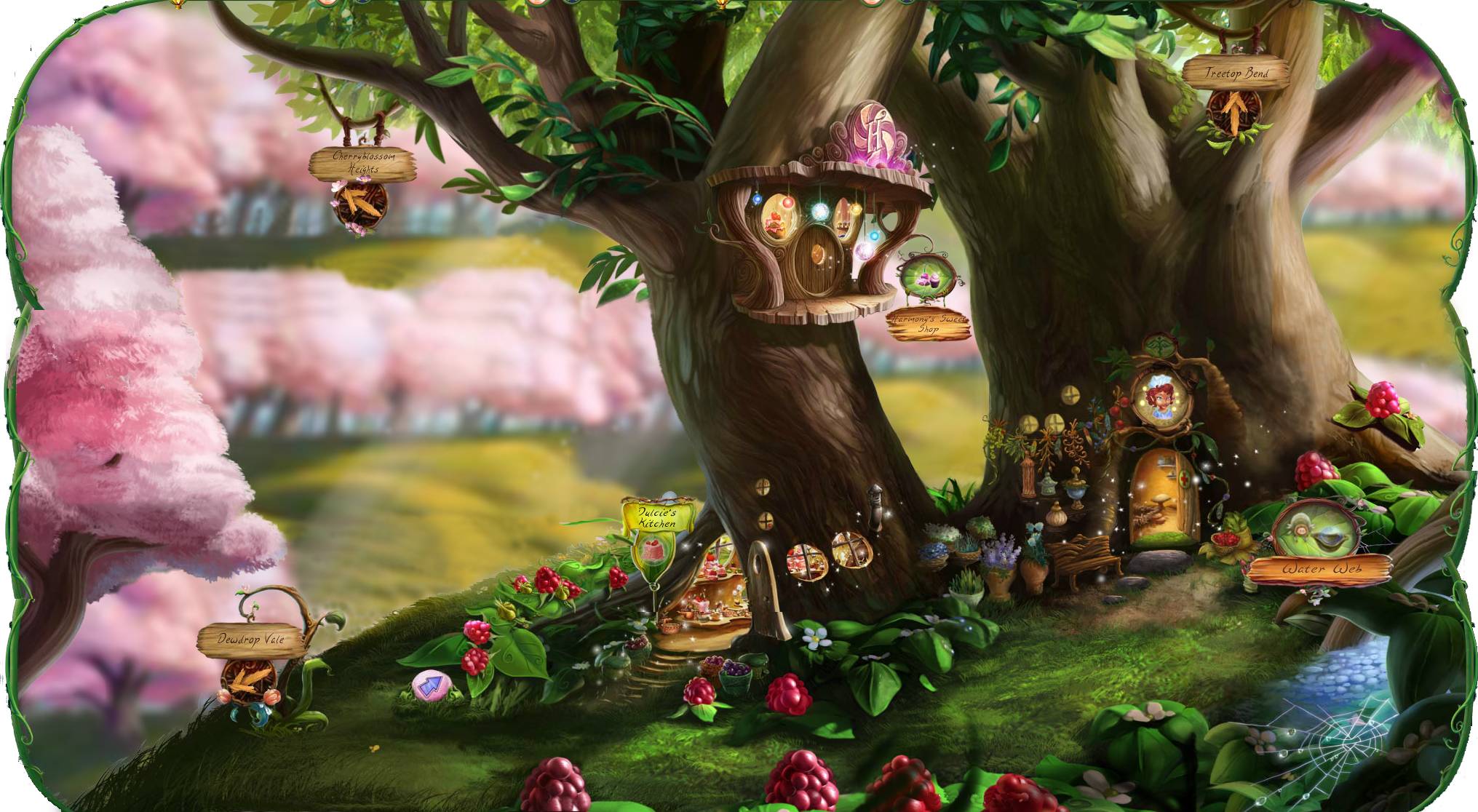PIXIE HOLLOWS NEVERBERRY THICKET   Pixie Hollow Picture