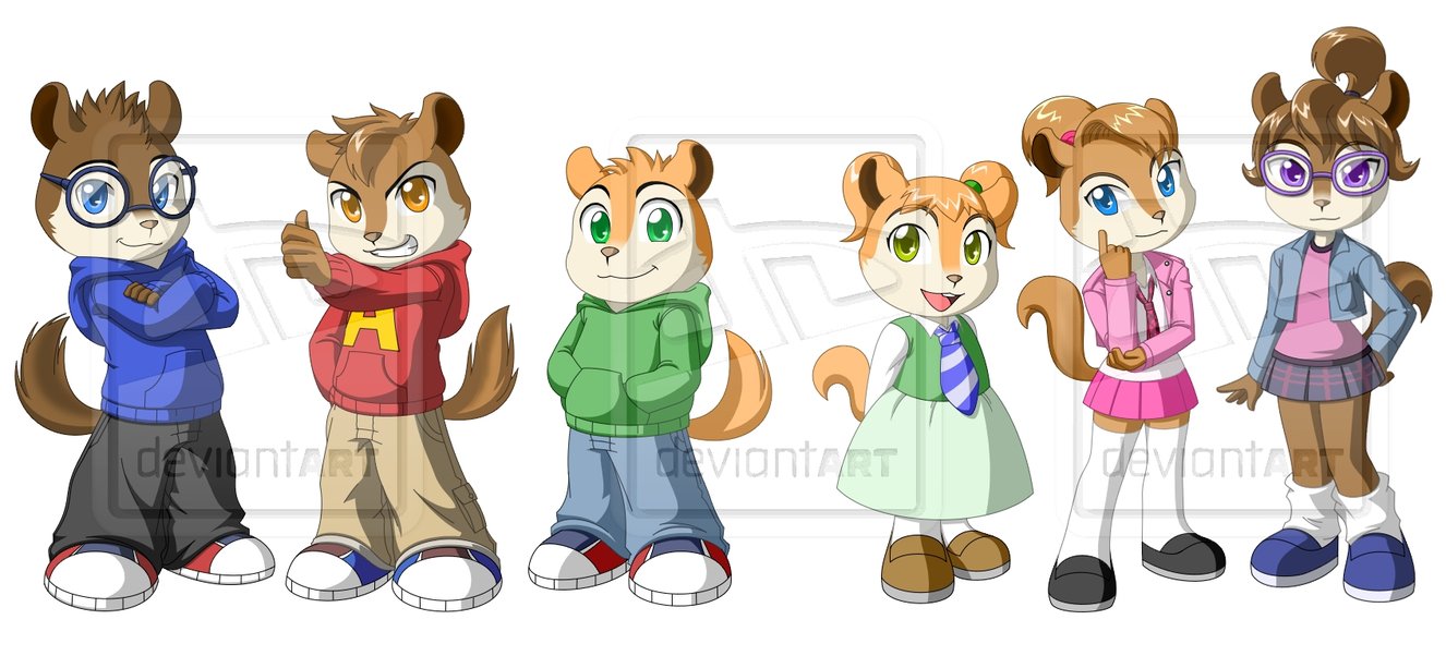The Chipmunks And Chipettes By Pak009
