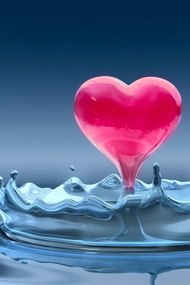 Water Love And Other Drugs Hearts Mobile Resolutions