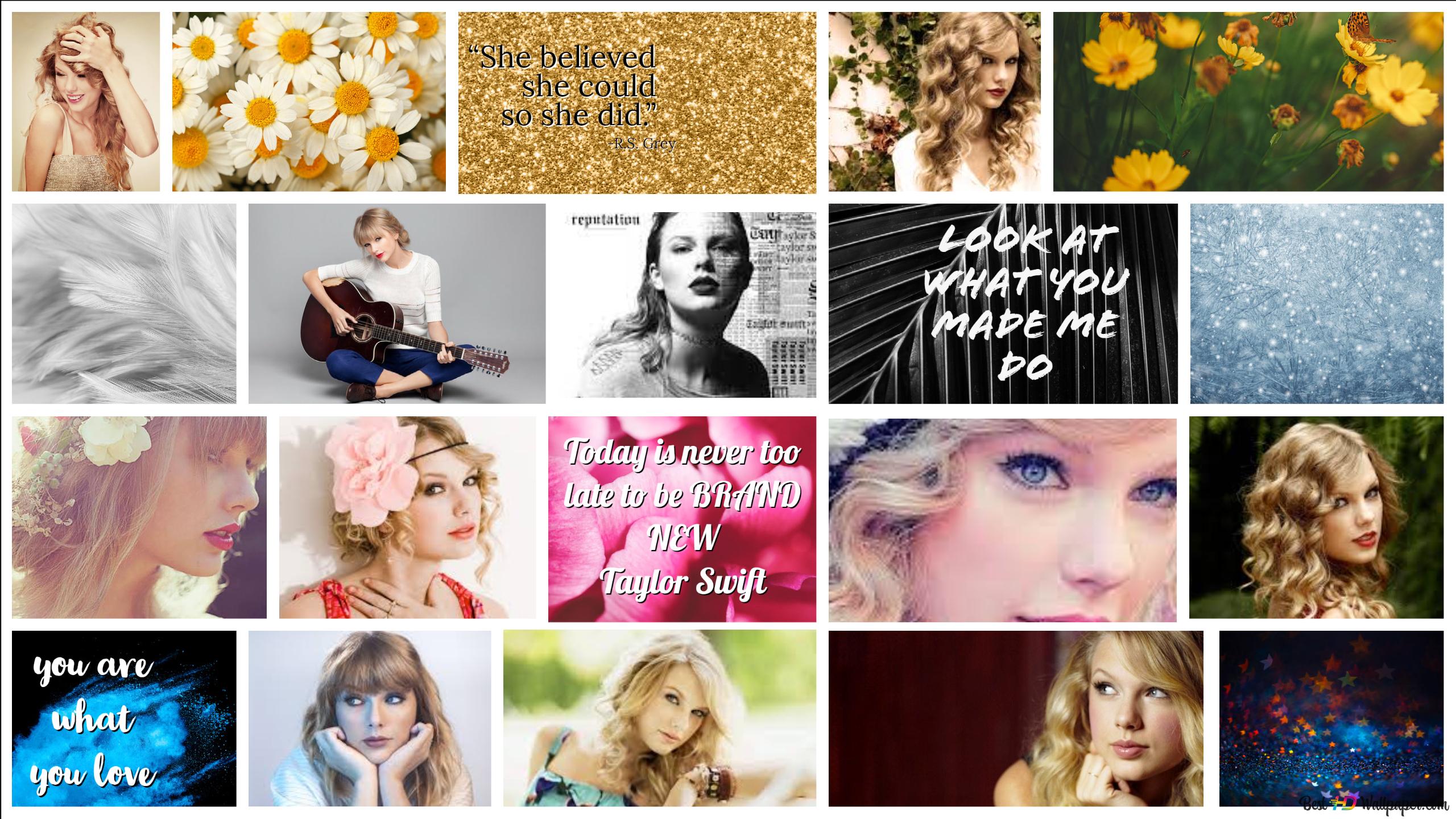 Taylor Swift Aesthetic Laptop Wallpaper 4k