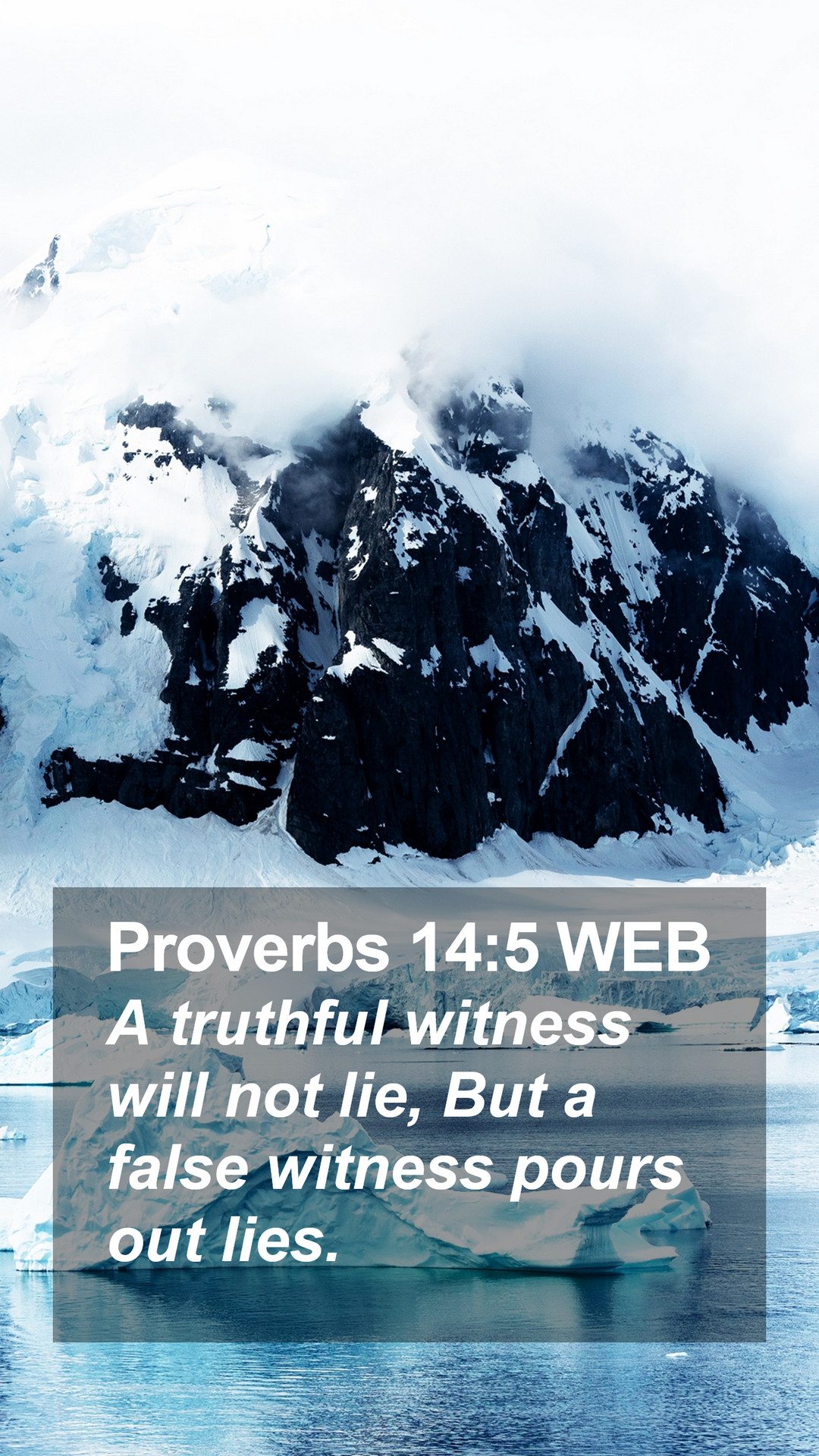 Proverbs Web Mobile Phone Wallpaper A Truthful Witness Will