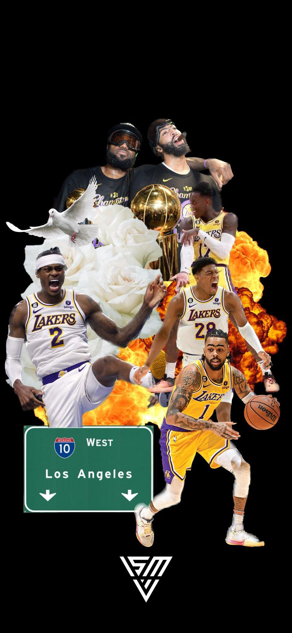 Lakers Lead On X The Play Basketball Today Wallpaper