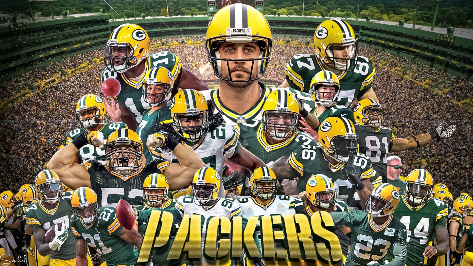 Made A Movie Poster Like Shrine Epic Packers Wallpaper For My