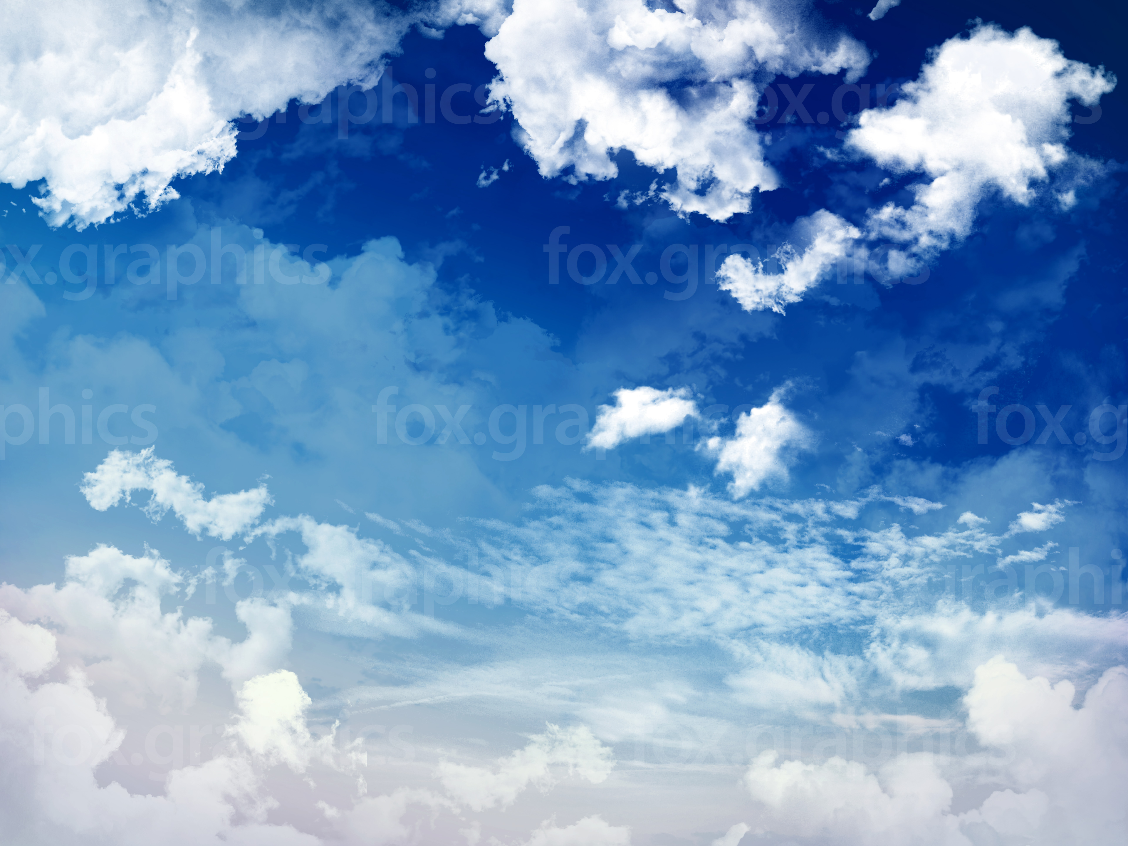 Cloudy Sky Background Fox Graphics