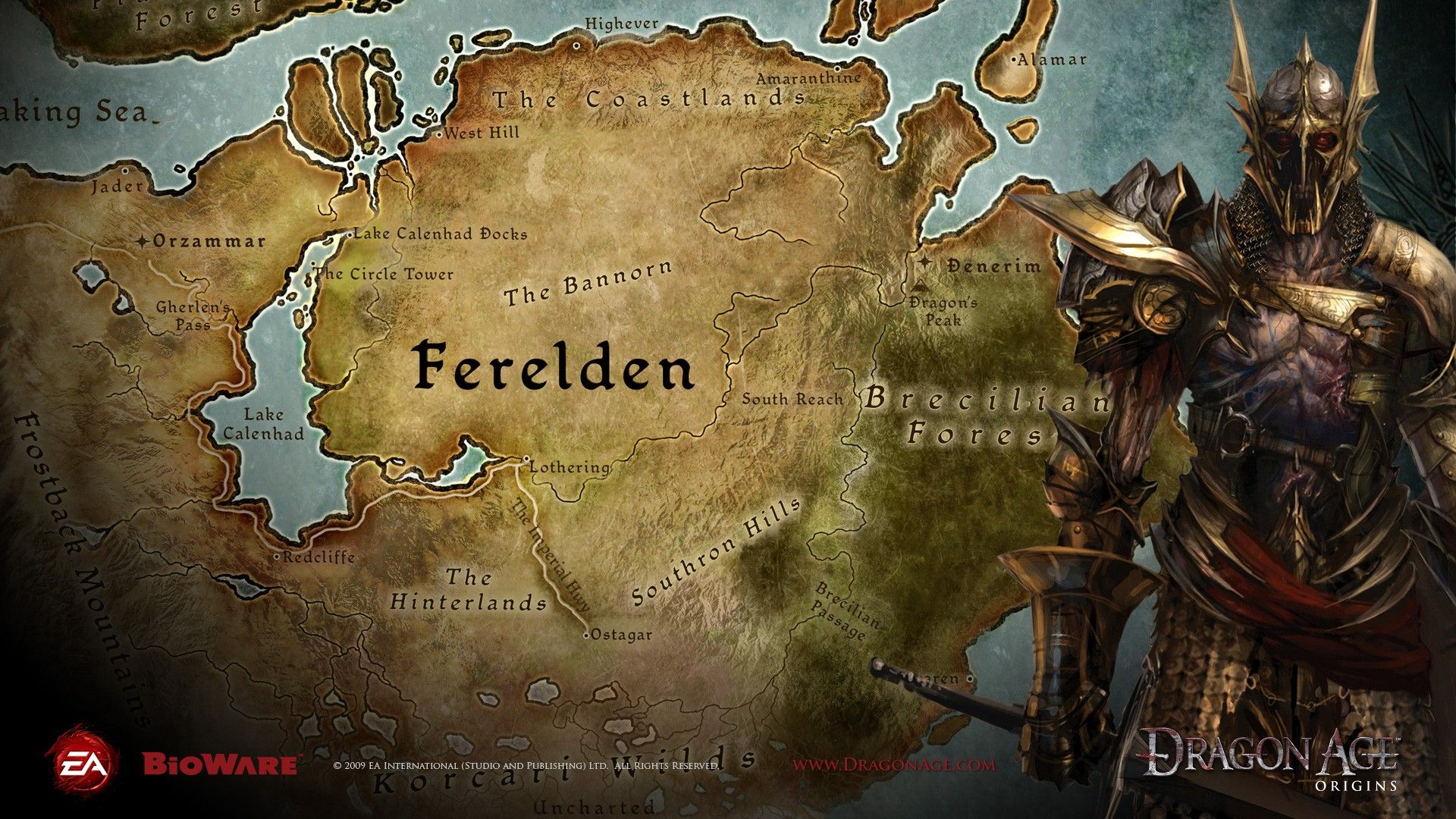Dragon Age Origins Wallpaper Bioware Ferelden
