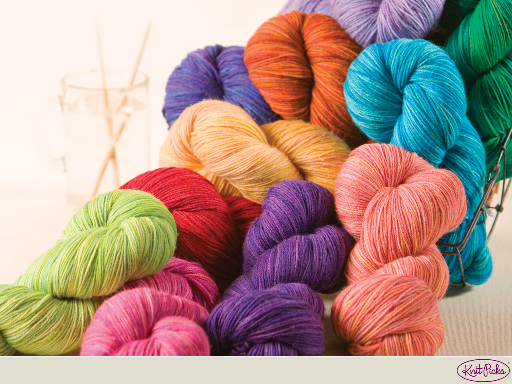 Rainbow Yarn Wallpaper – Wee Folk Art