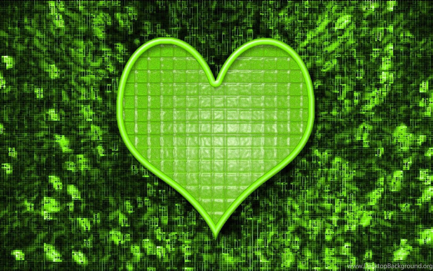 Green Heart Wallpaper