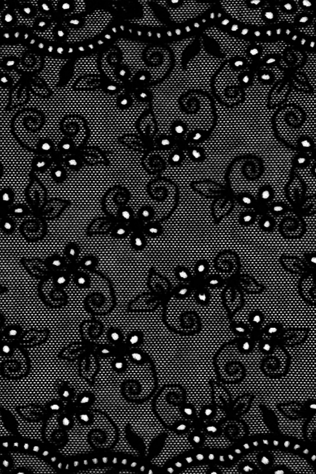 Black Lace Wallpaper Noire For
