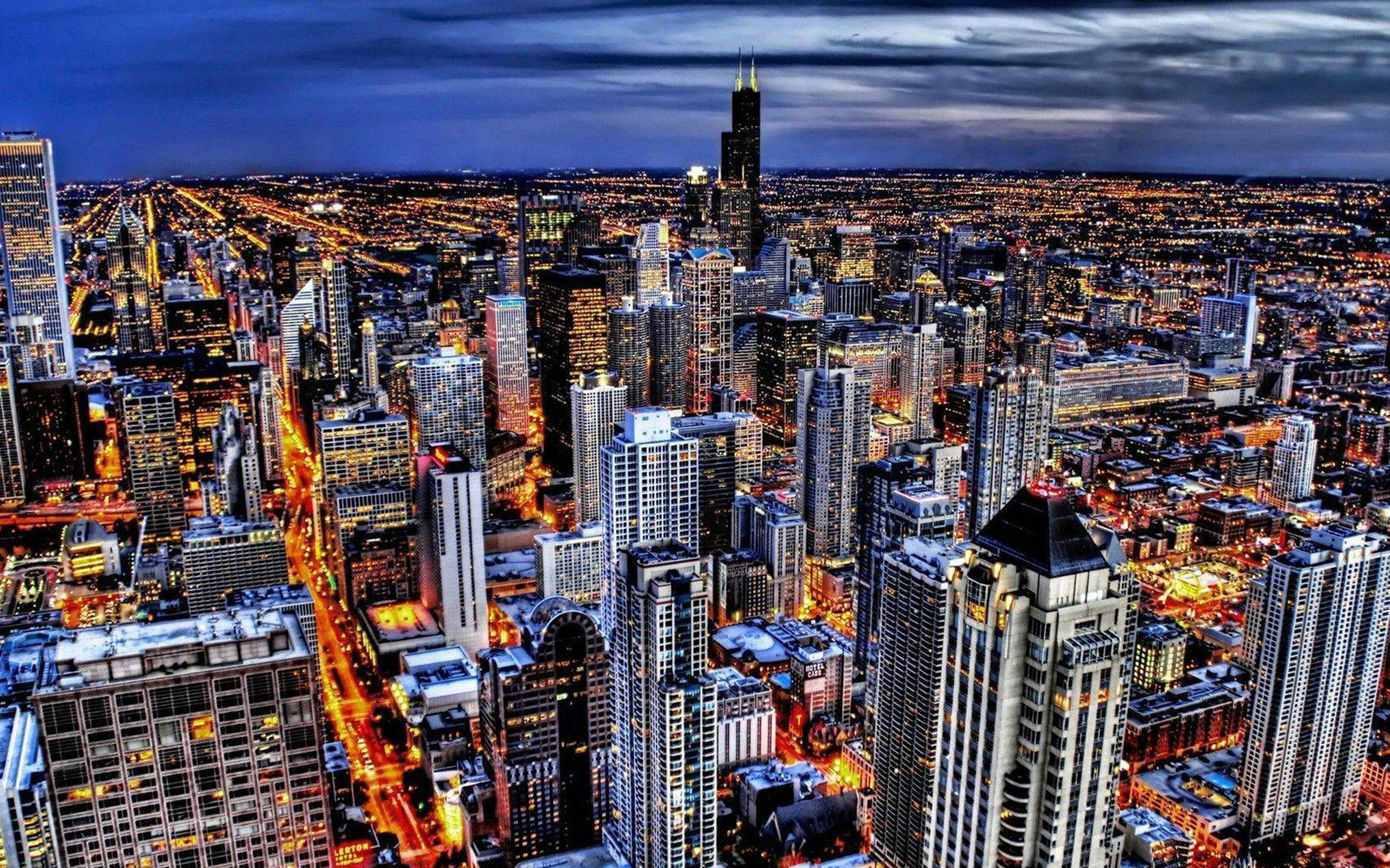 America City Wallpaper HD Desktop Chicago