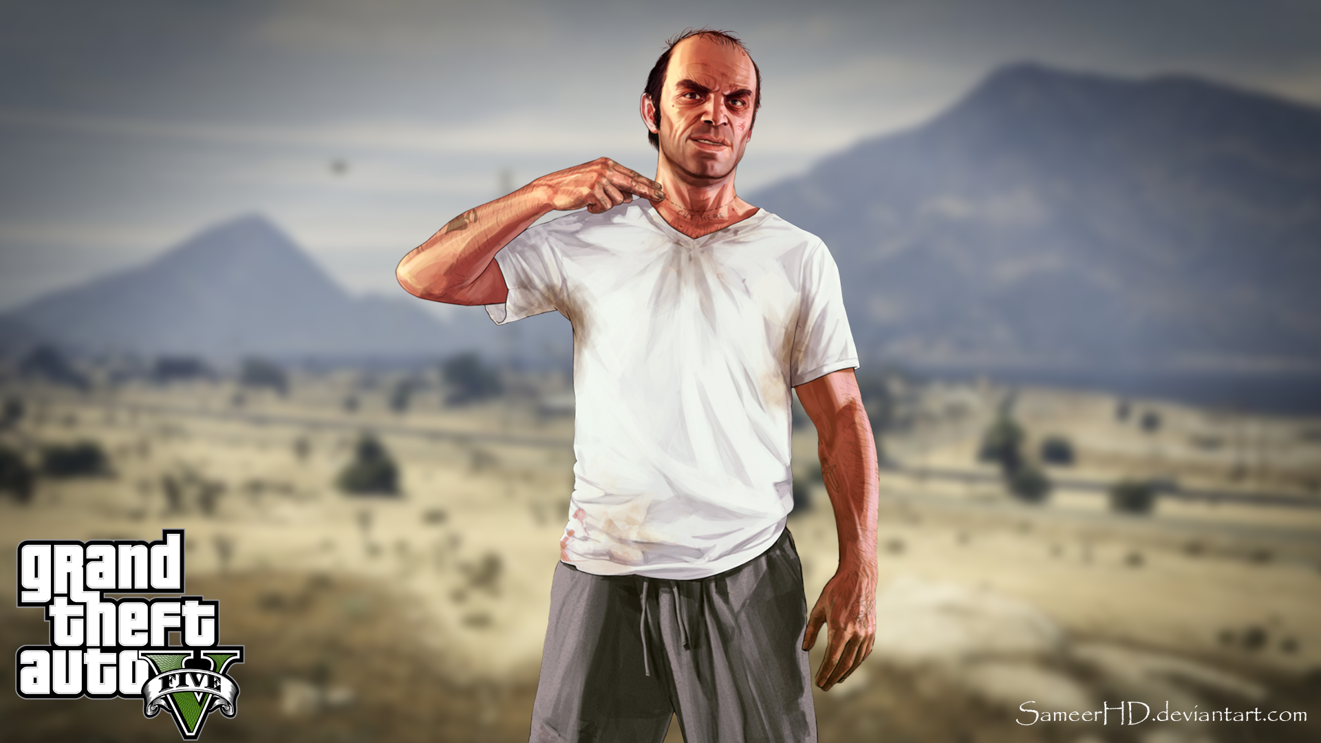Grand Theft Auto V Trevor Phillips Wallpaper By SameerHD