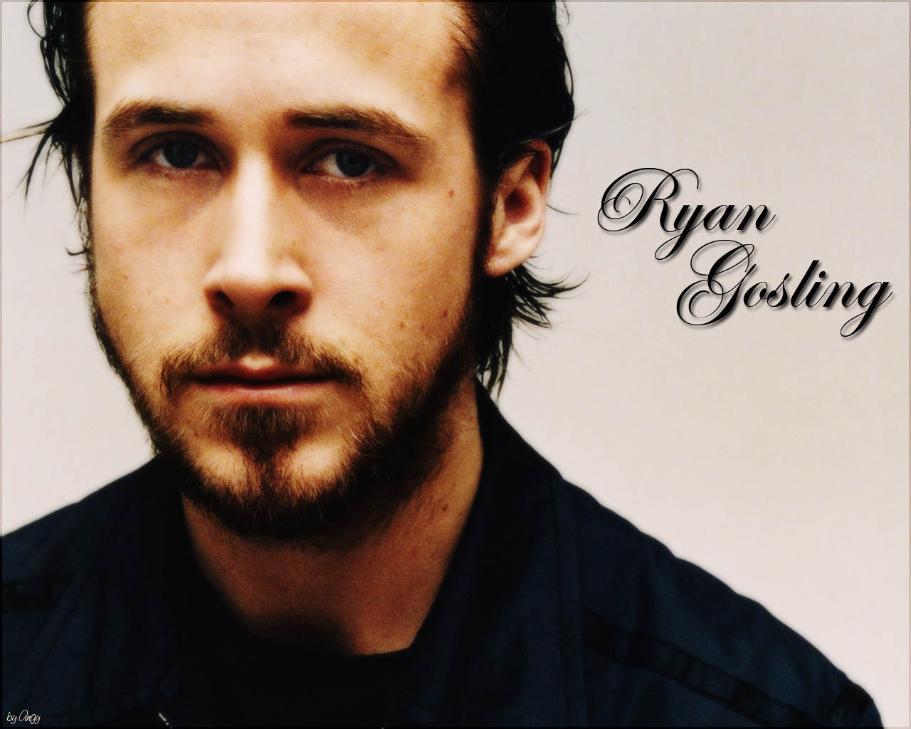 Ruggered Look Hot Ryan Gosling Film Star HD Desktop Wallpaper
