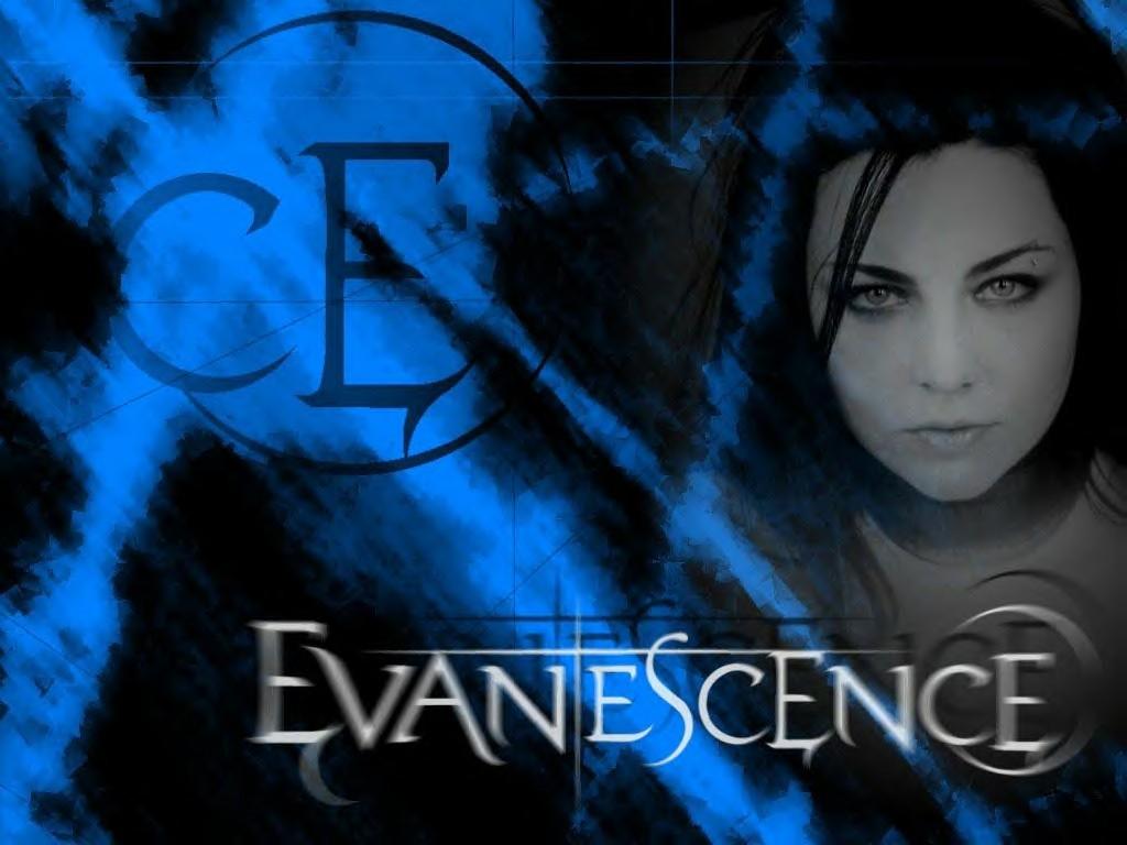 Blue Gothic Image From Evanescence Black Desktop Wallpaper