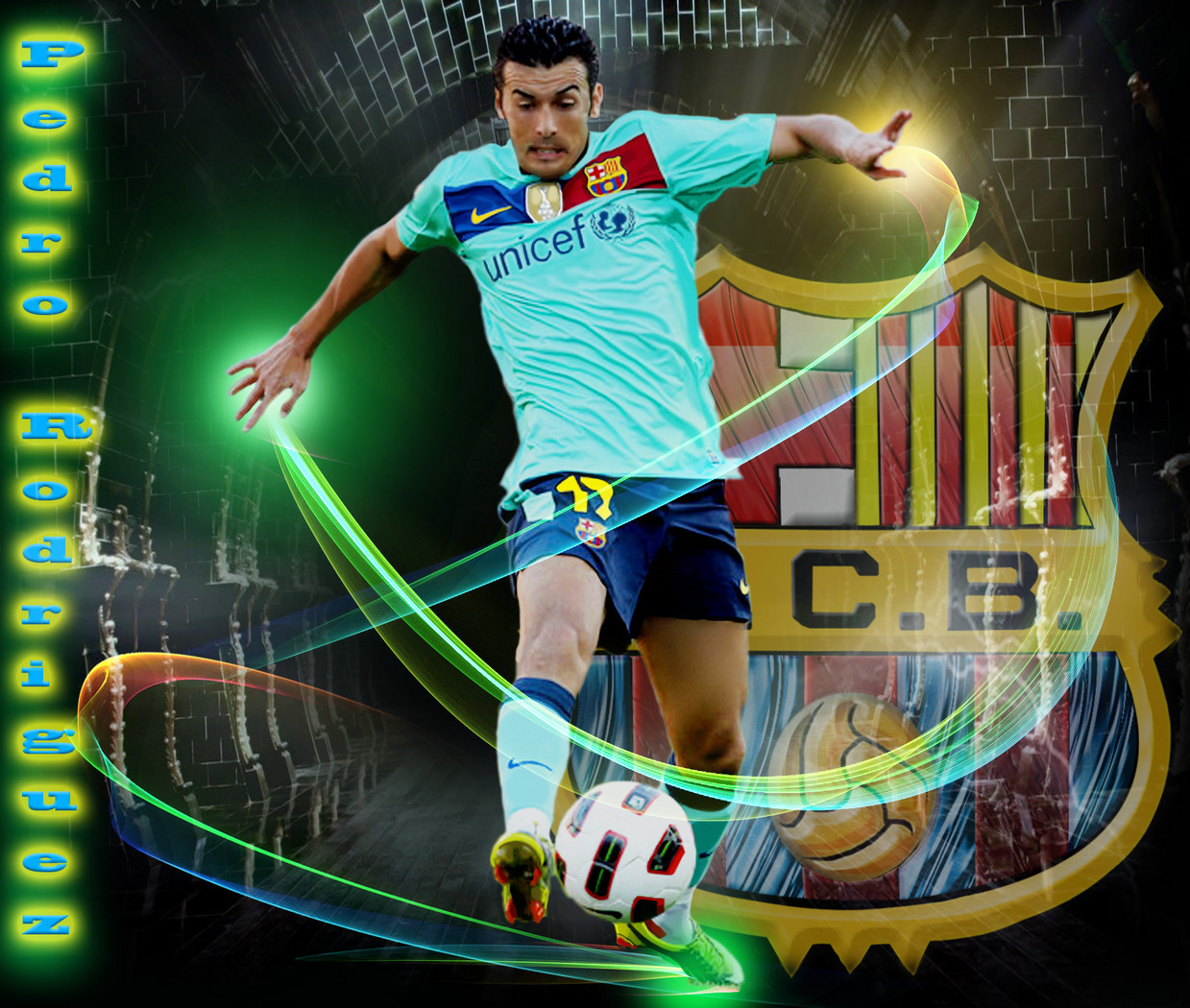 Pedro Rodriguez Wallpaper Fc Barcelona Fan Art