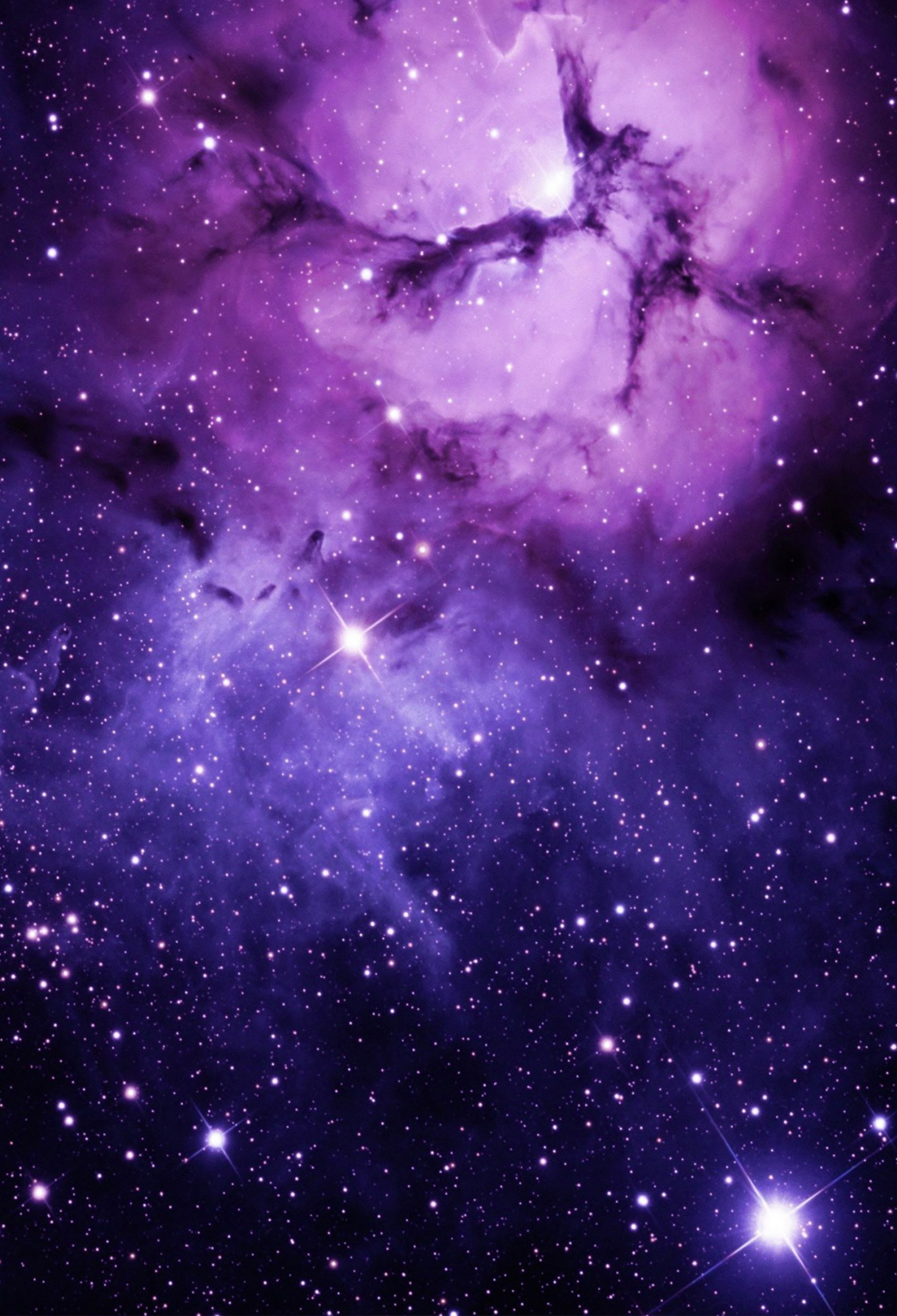 Purple Galaxy Wallpaper iPhone