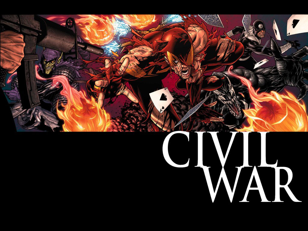 Civil War Wallpaper Marvel Ics