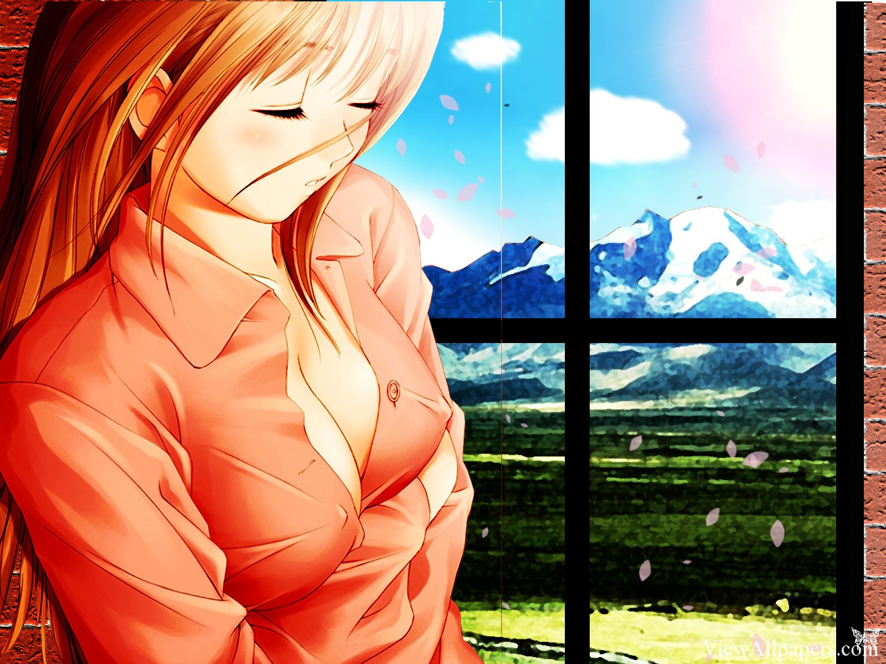 Beautiful Anime Girl HD Wallpaper