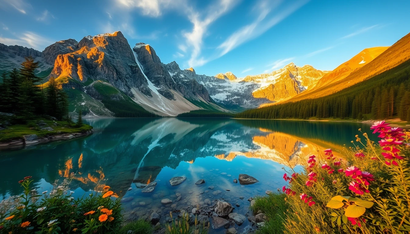 Mountain Lake Wallpaper