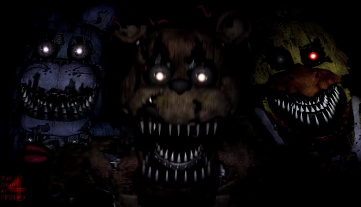 Nightmare Fredbear/Nightmare C4D Render por Kazgrin em Papel de