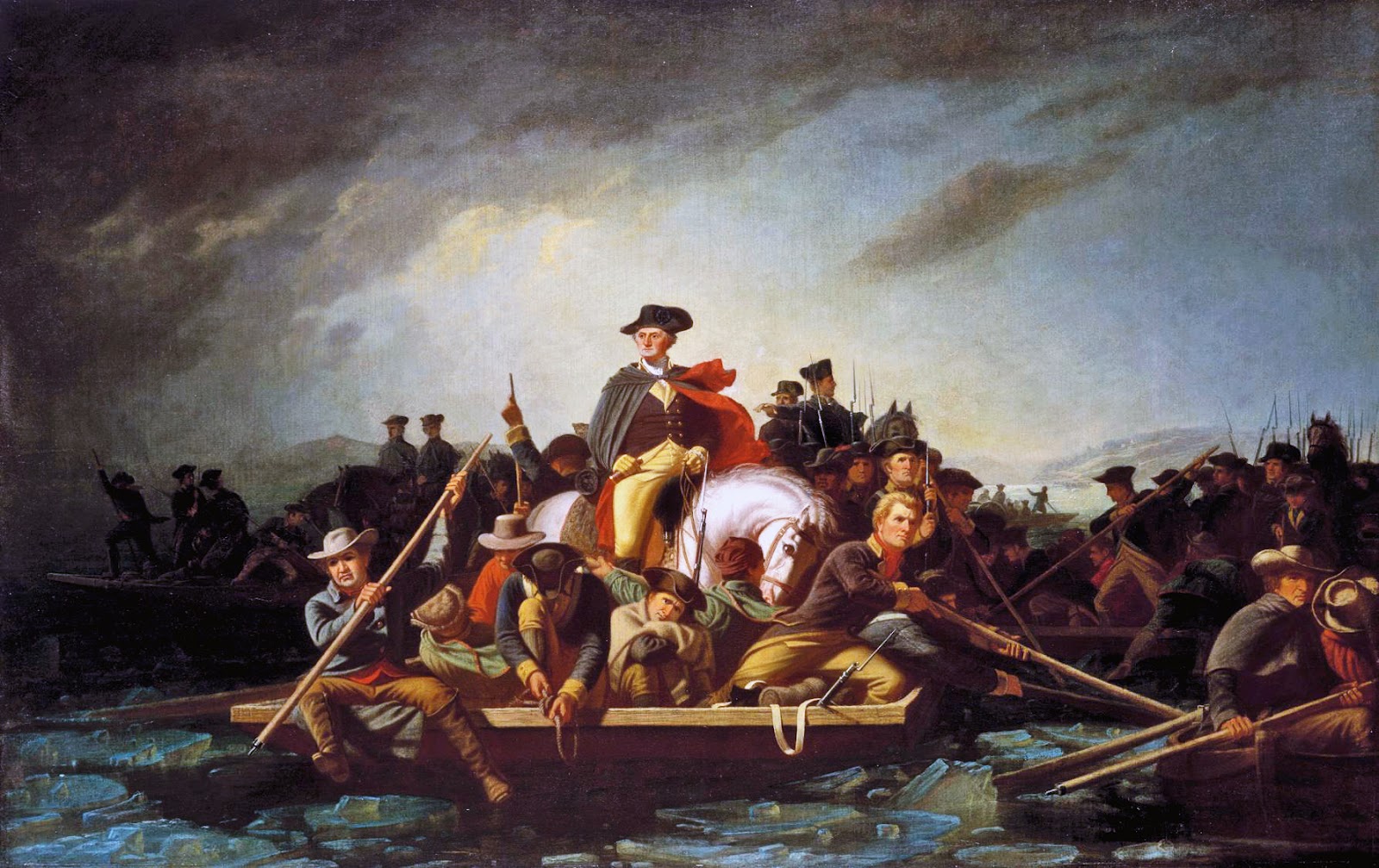 George Washington Crossing The Delaware Mulberry Nails