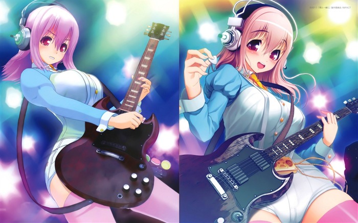 Super Sonico HD Anime Desktop Wallpaper