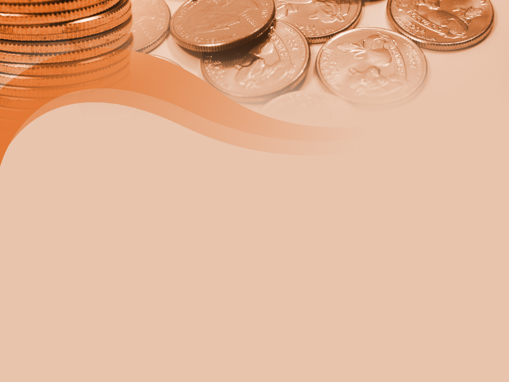 Coins Background For Powerpoint Business And Finance Ppt Templates