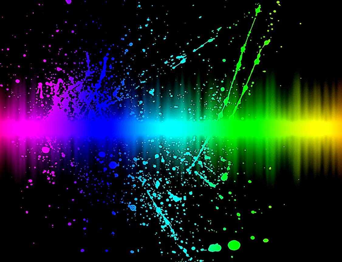 Abstract Spectrum Full Color Cool Wallpaper