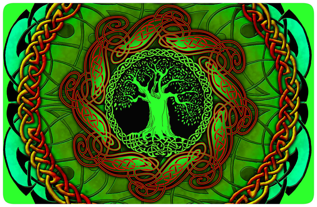 Celtic Tree Toshiba Laptop By Theeicefaerie