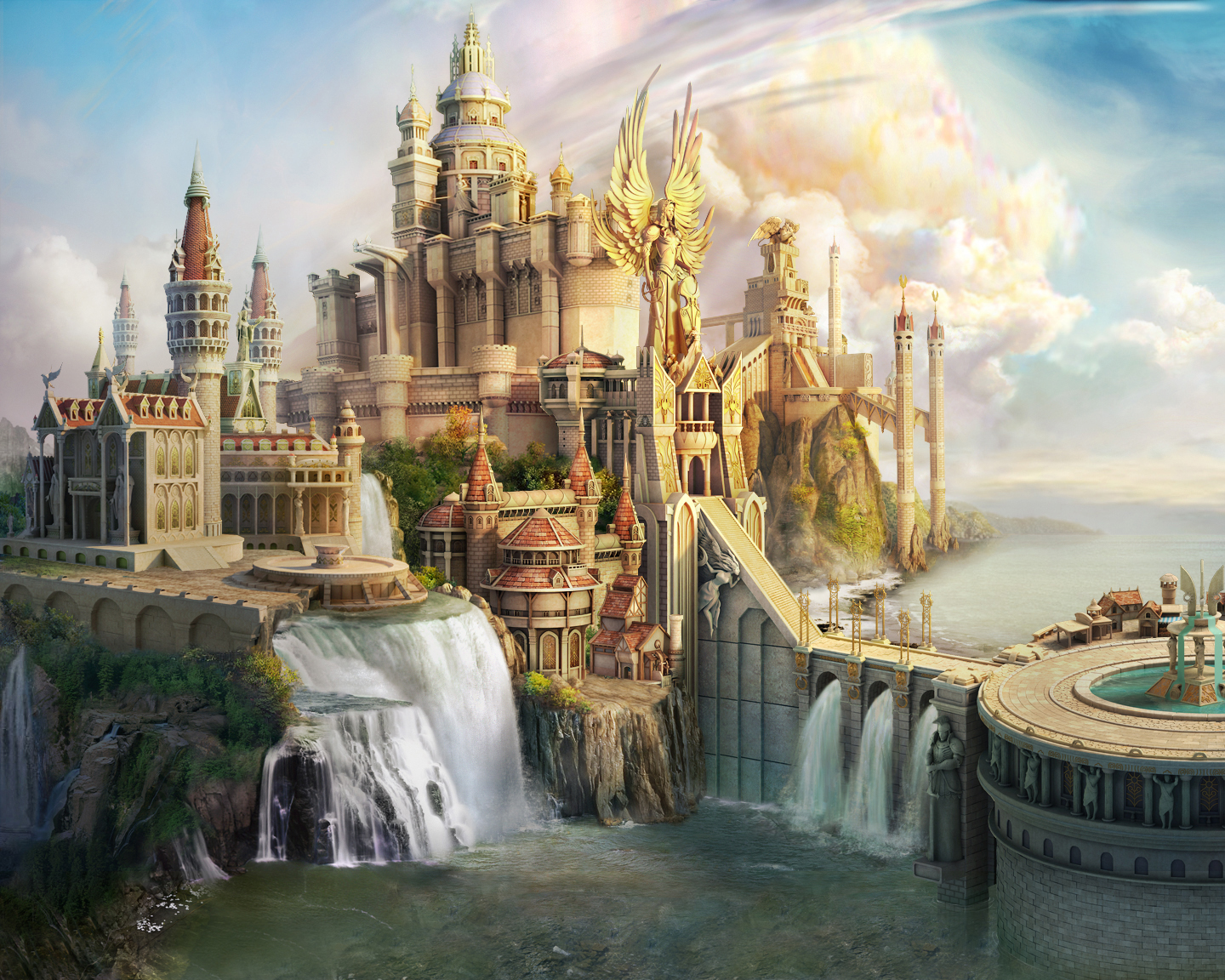 Cg Fantasy Castle Wallpaper