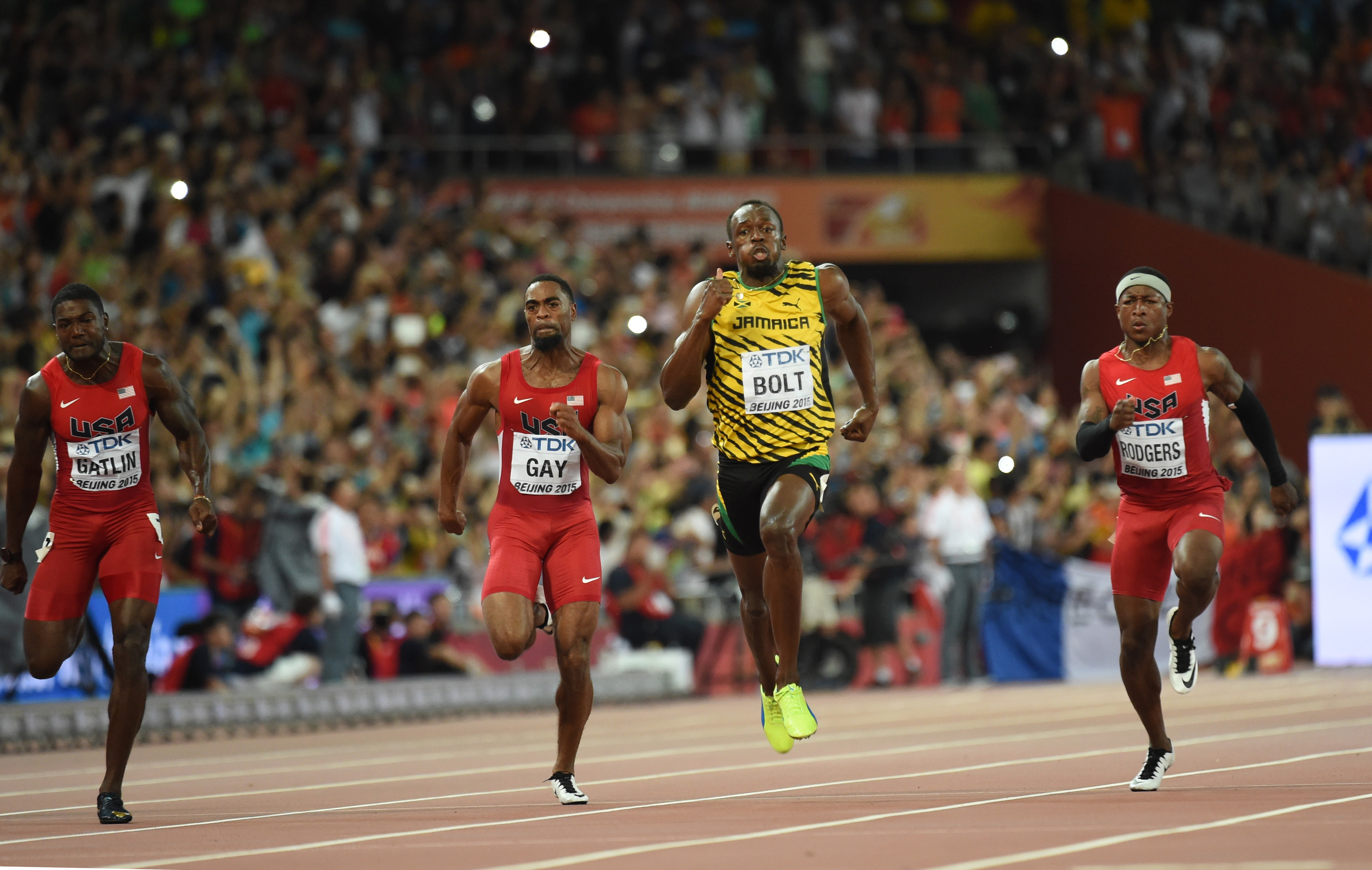Bolt Se Impone A Gatlin En Final De Metros Posta