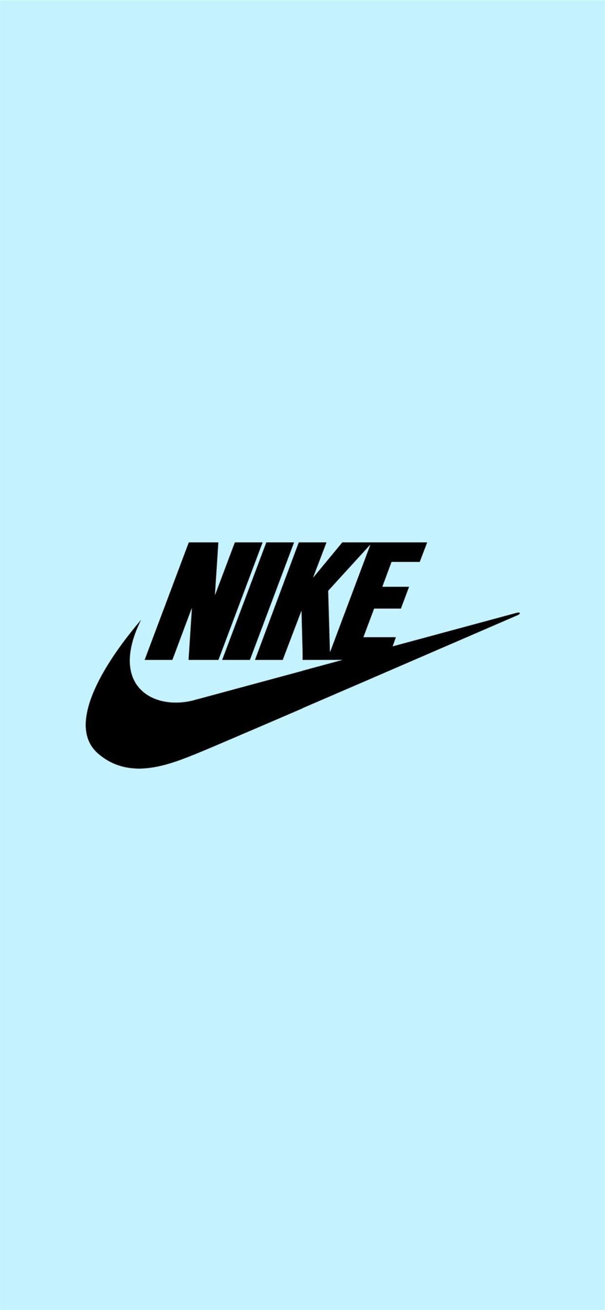 Nike Logo Blue iPhone Wallpaper
