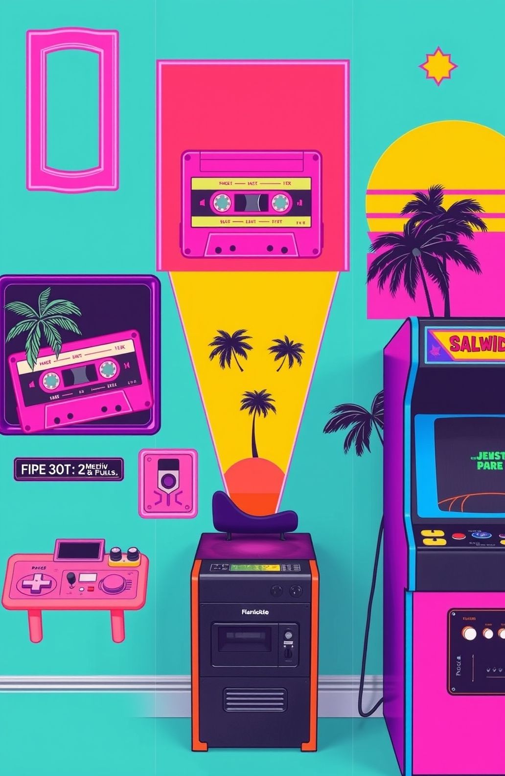 80s Aesthetic Wallpaper