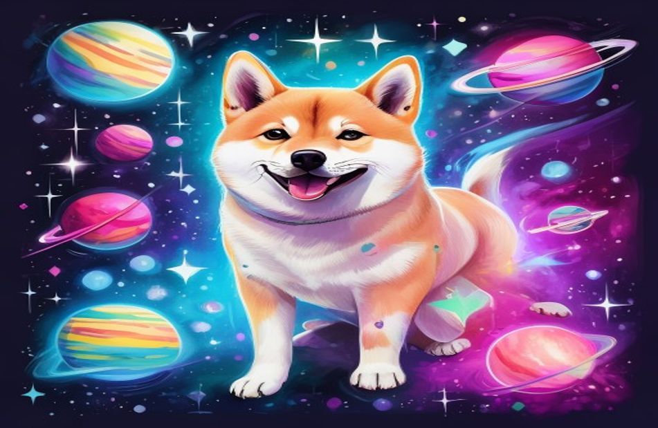 Doge Space Wallpaper