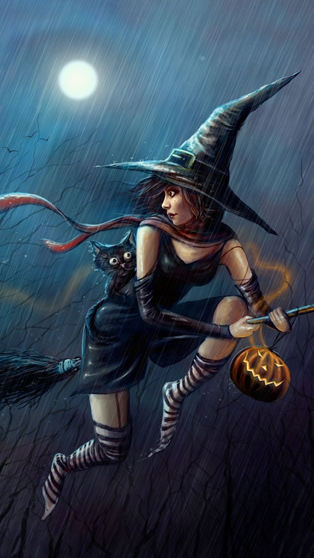 Free Halloween 2013 Backgrounds Wallpapers 640x1136