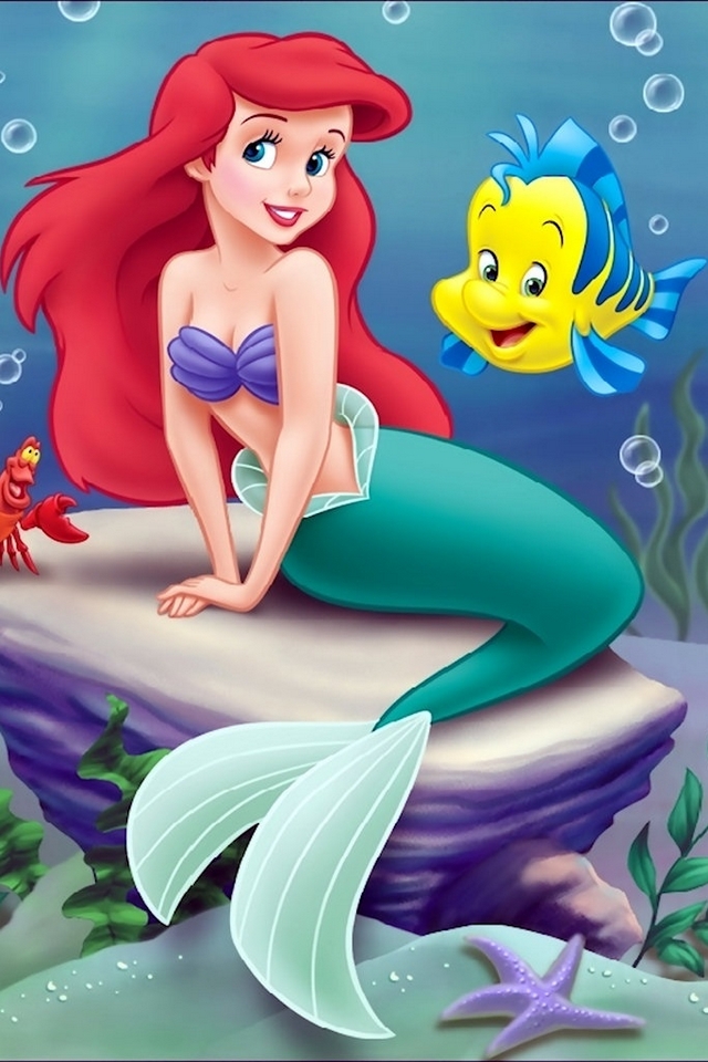 Little Mermaid Disney iPhone Ipod Touch Android Wallpaper