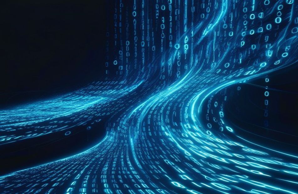 Blue Matrix Code Wallpaper Live