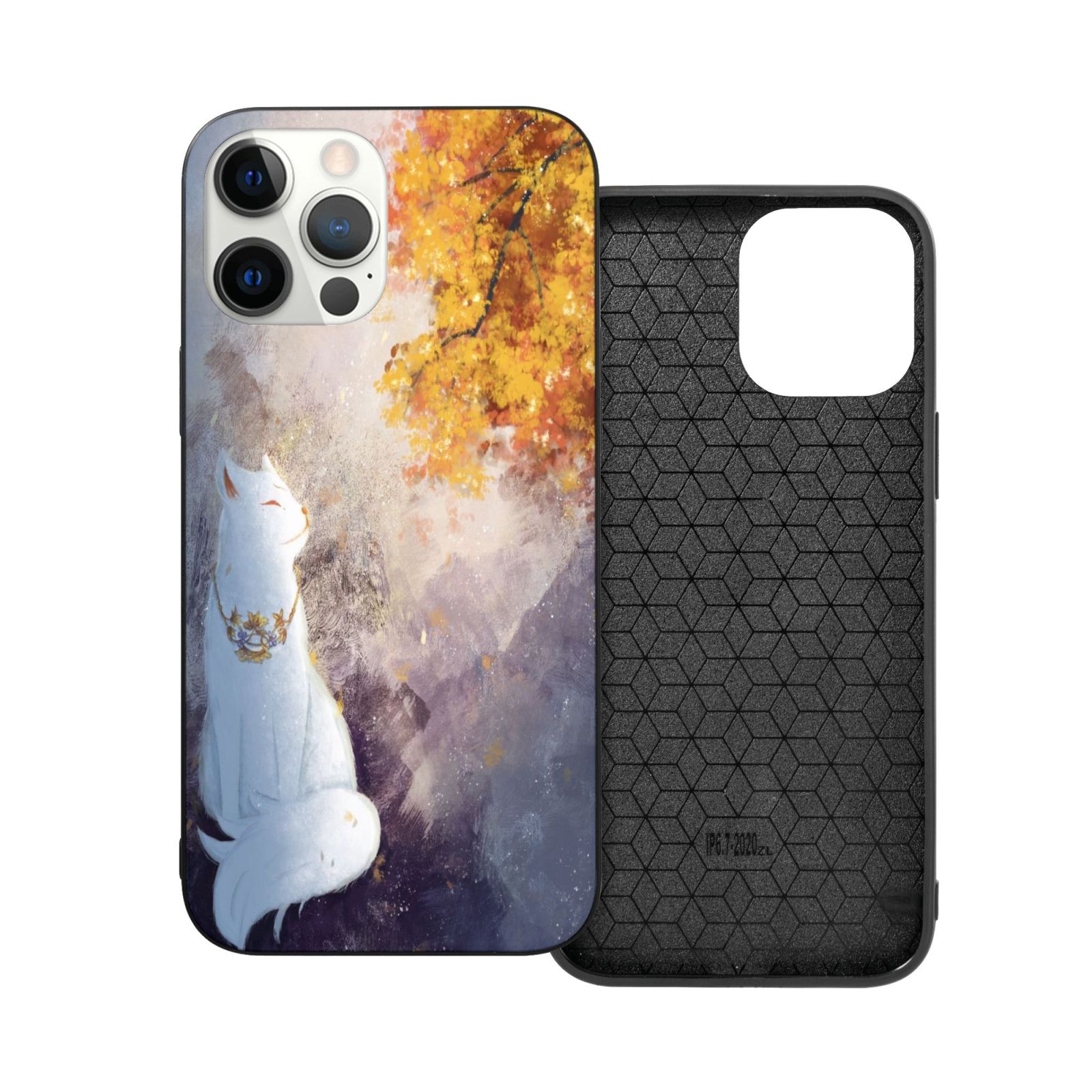 iPhone Case Autumn Leaves And The God Cat Walmart