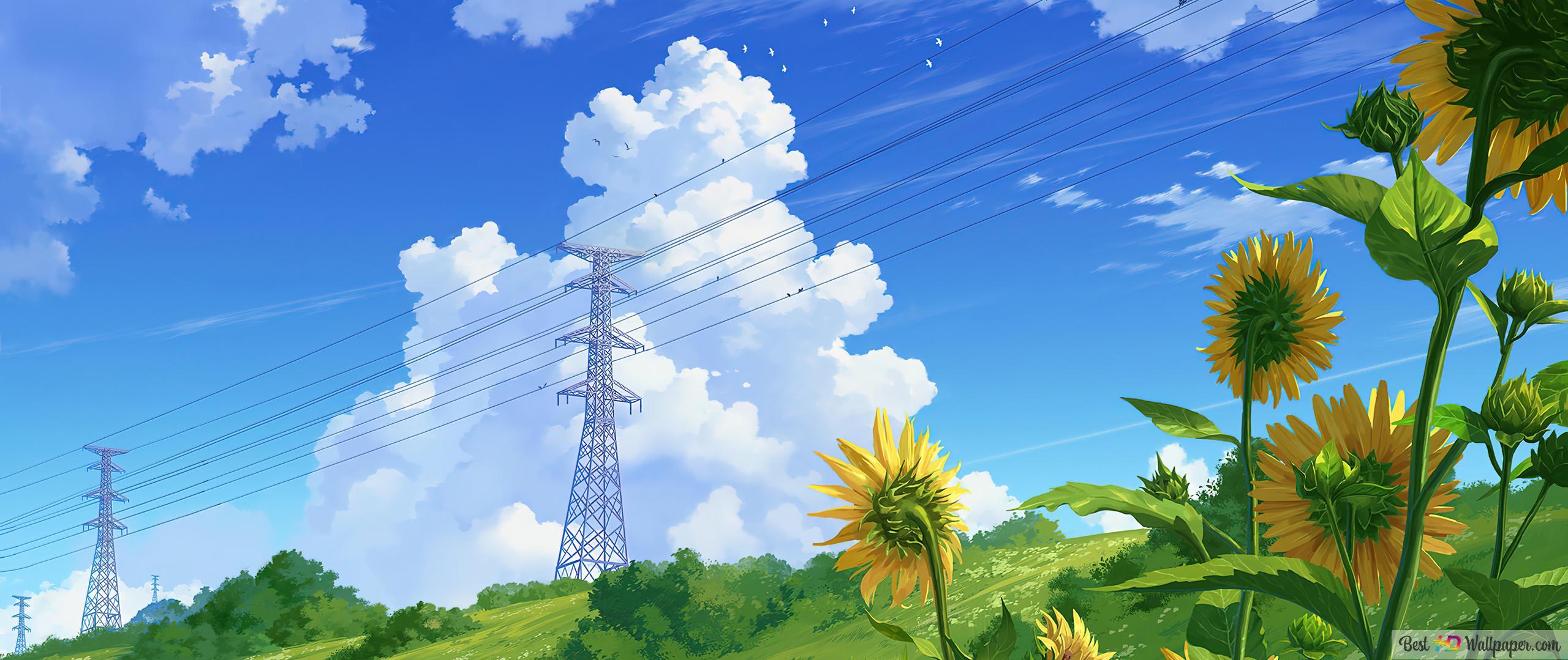 Anime Summer Season 4K wallpaper download