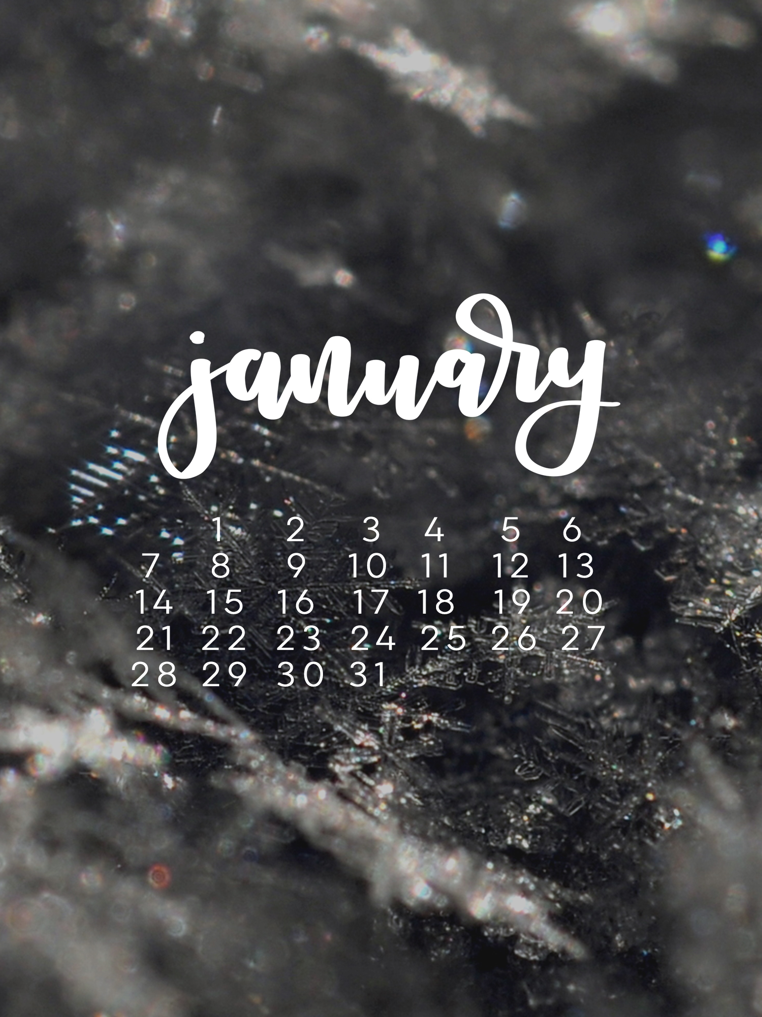 What She Tackles Conquers January Tech Wallpaper