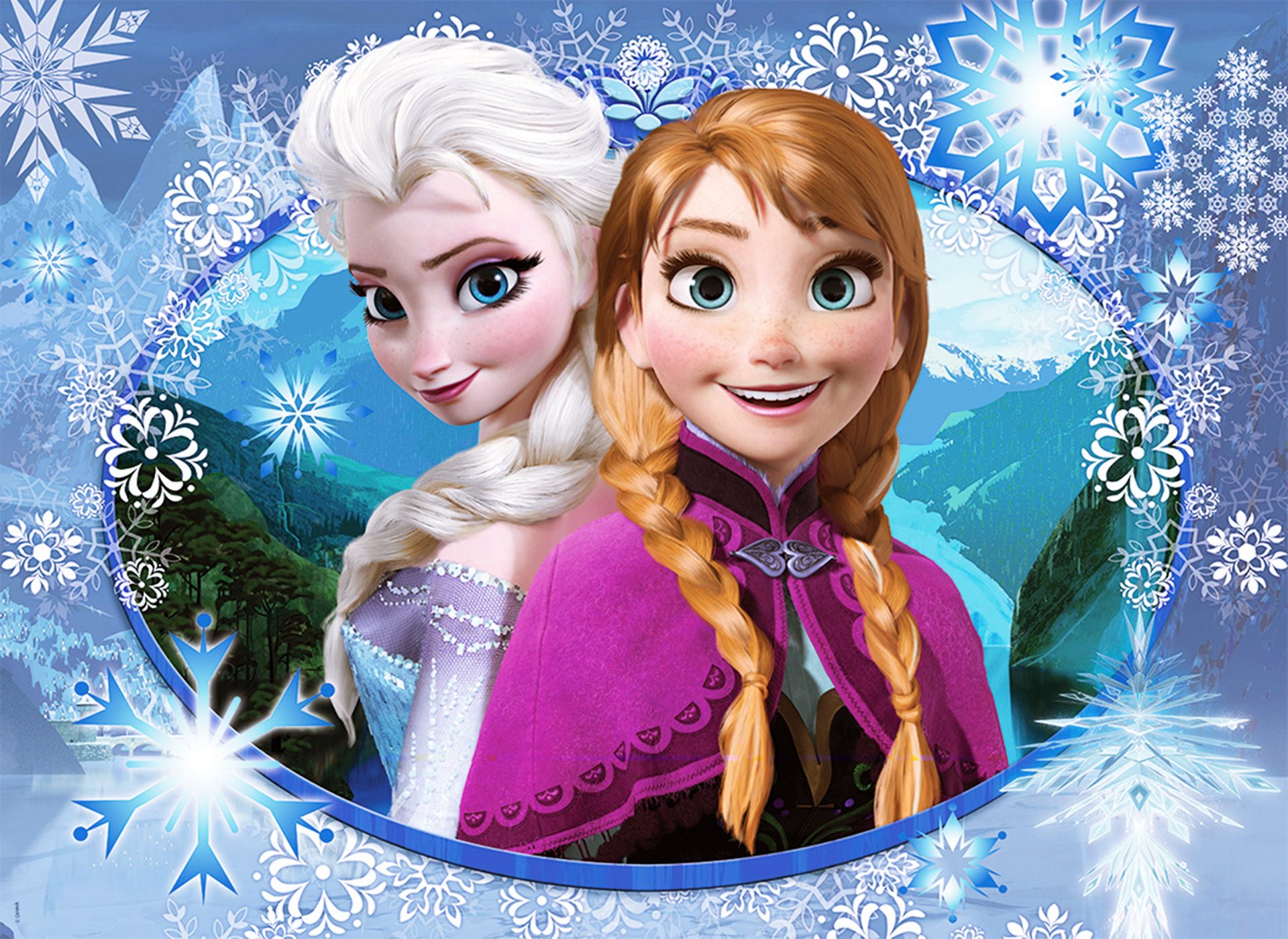 47+] Anna and Elsa Frozen Wallpaper - WallpaperSafari