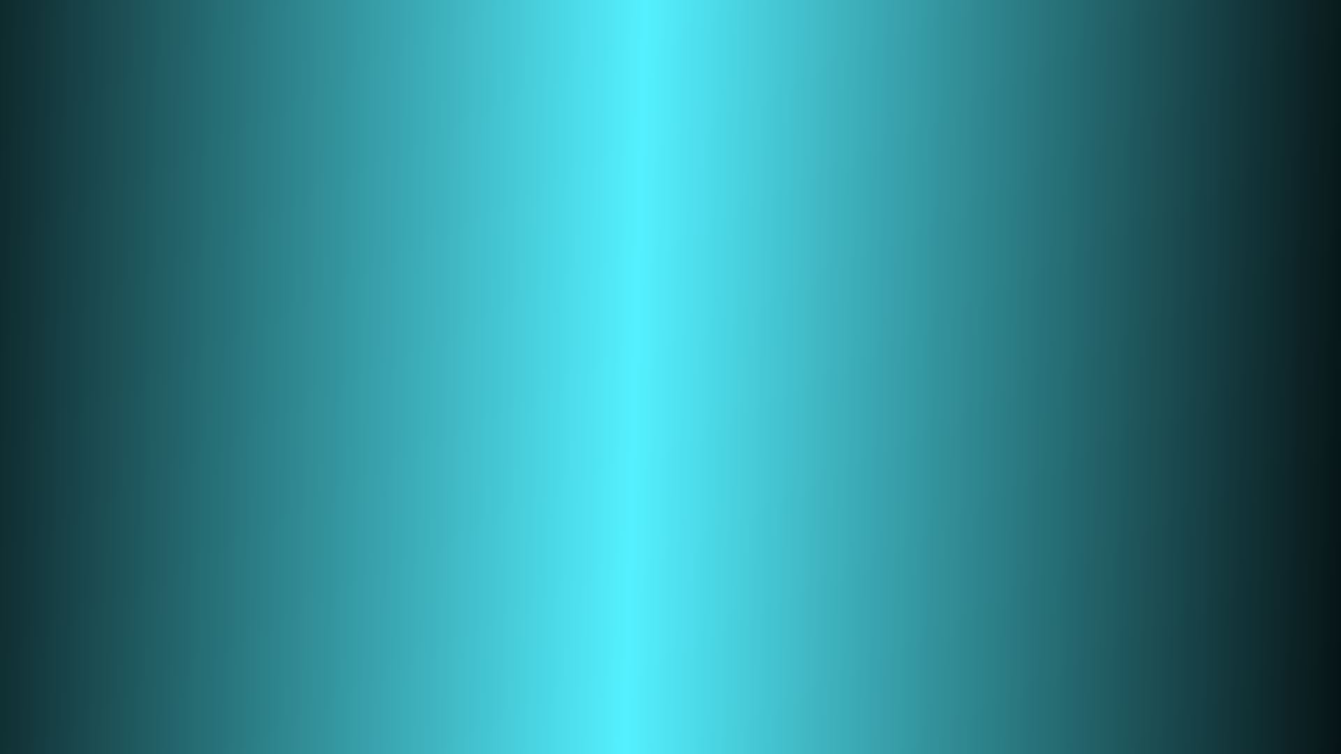 Sky Blue And Black Central Gradient Desktop Wallpaper Png