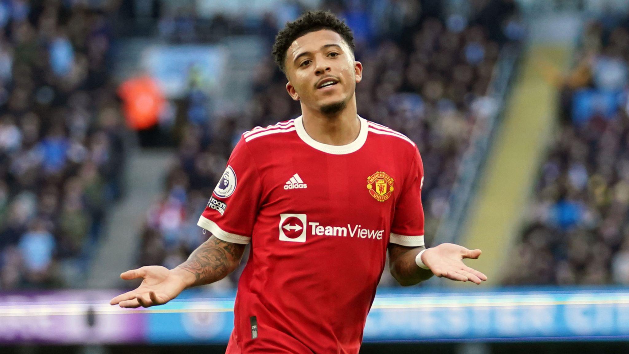 Jadon Sancho Approaching Best Manchester United Form Says Ralf
