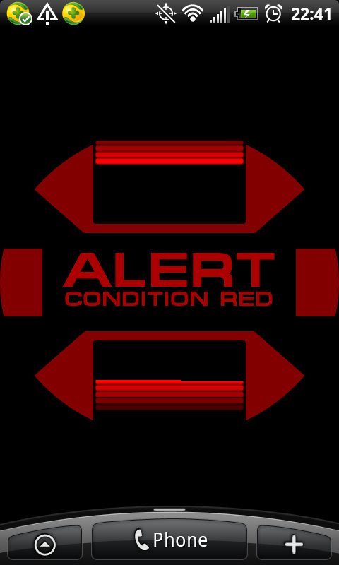 35kb Star Trek Red Alert Live Wallpaper Android