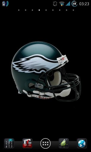 Bigger 3d Philadelphia Eagles Nfl Lwp For Android Screenshot