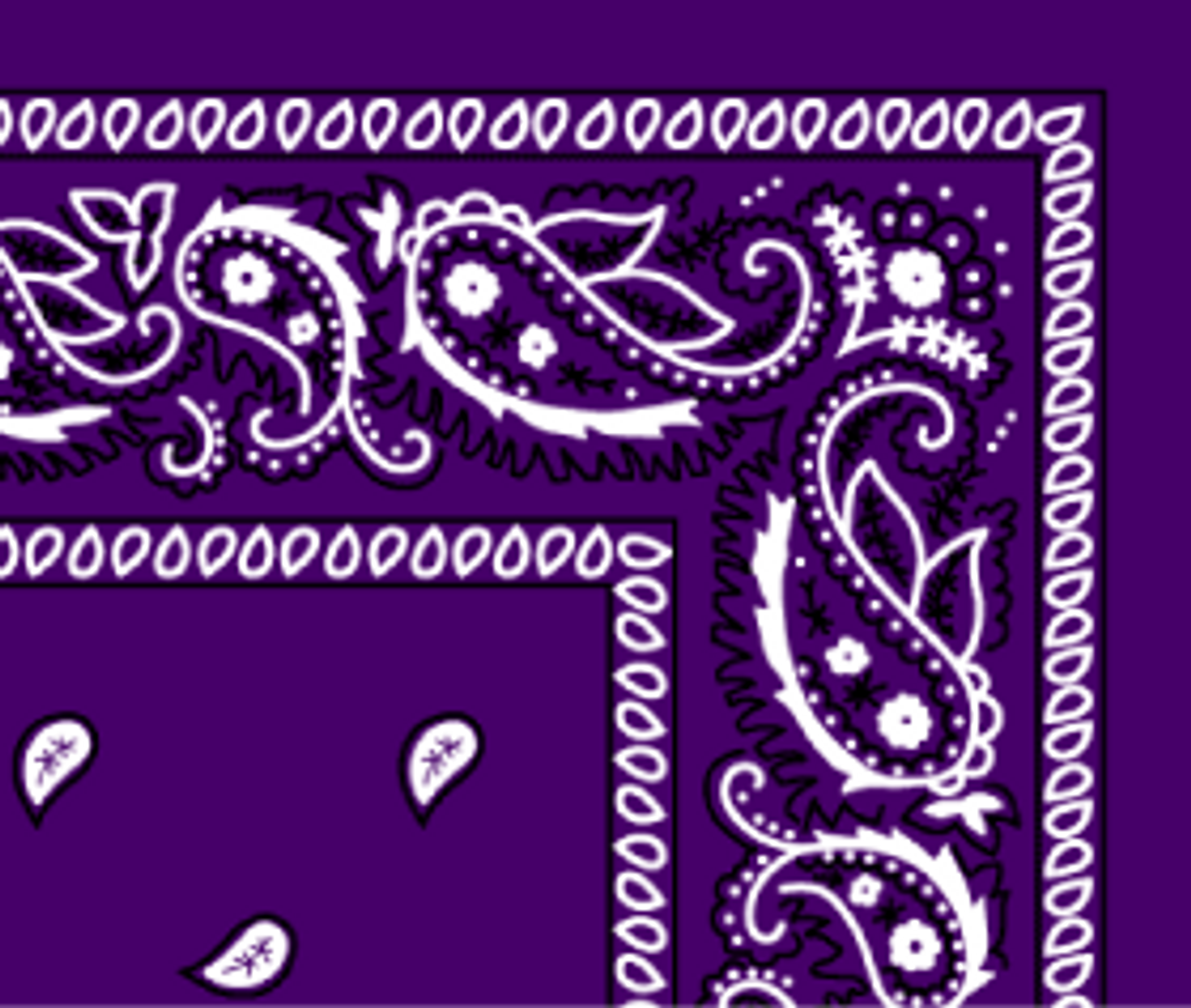 Bandana Paisley Dark Purple Grape Pet Food Warehouse