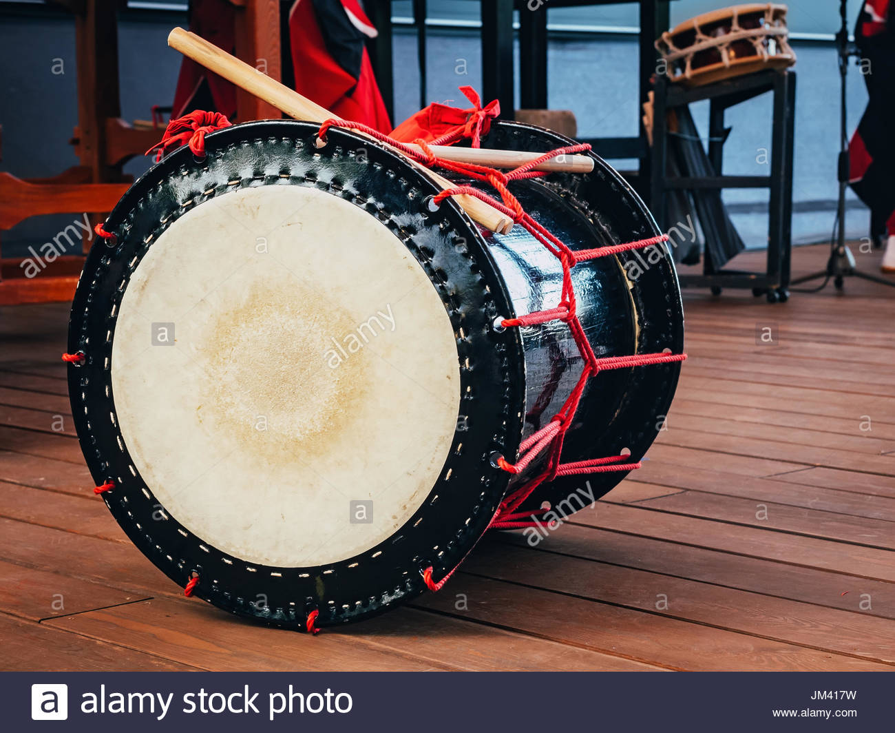 Taiko Drums O Kedo On Scene Background Culture Of Asia Korea