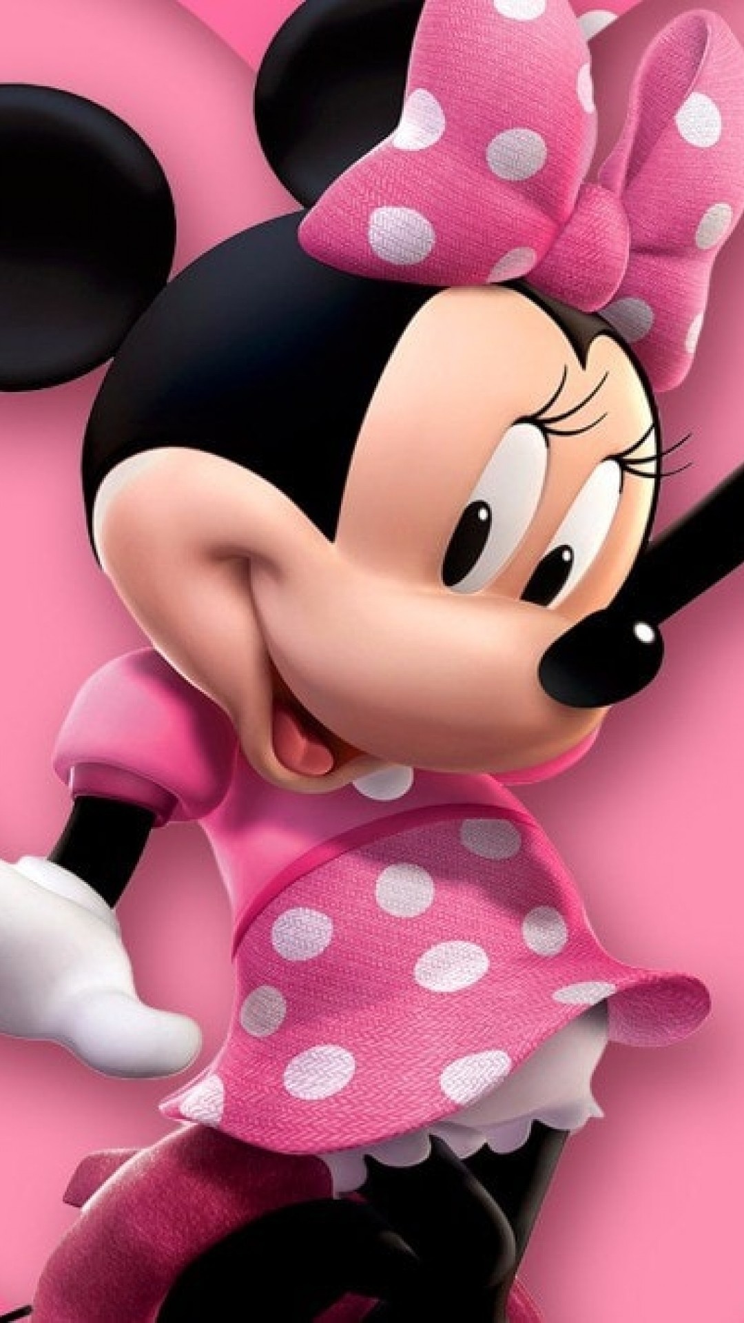 Minnie Mouse Wallpaper Pink Cute