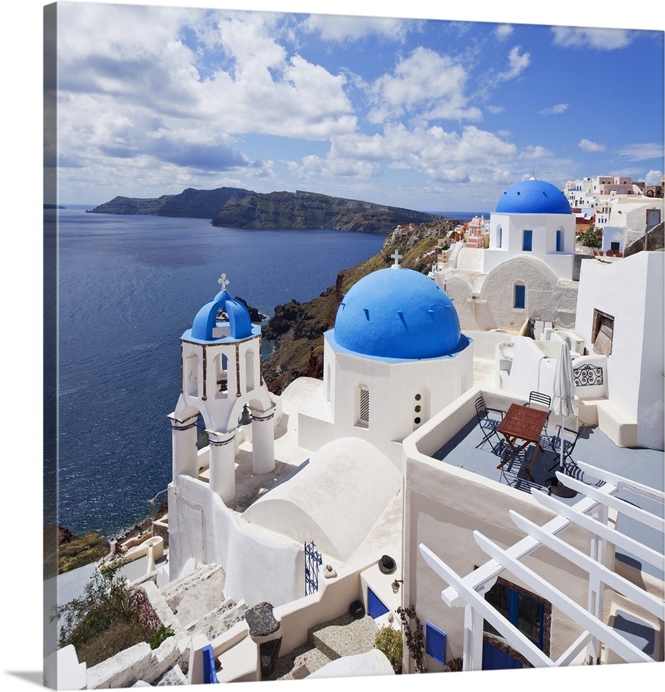 Greece Aegean Islands Cyclades Santorini Island Oia Village