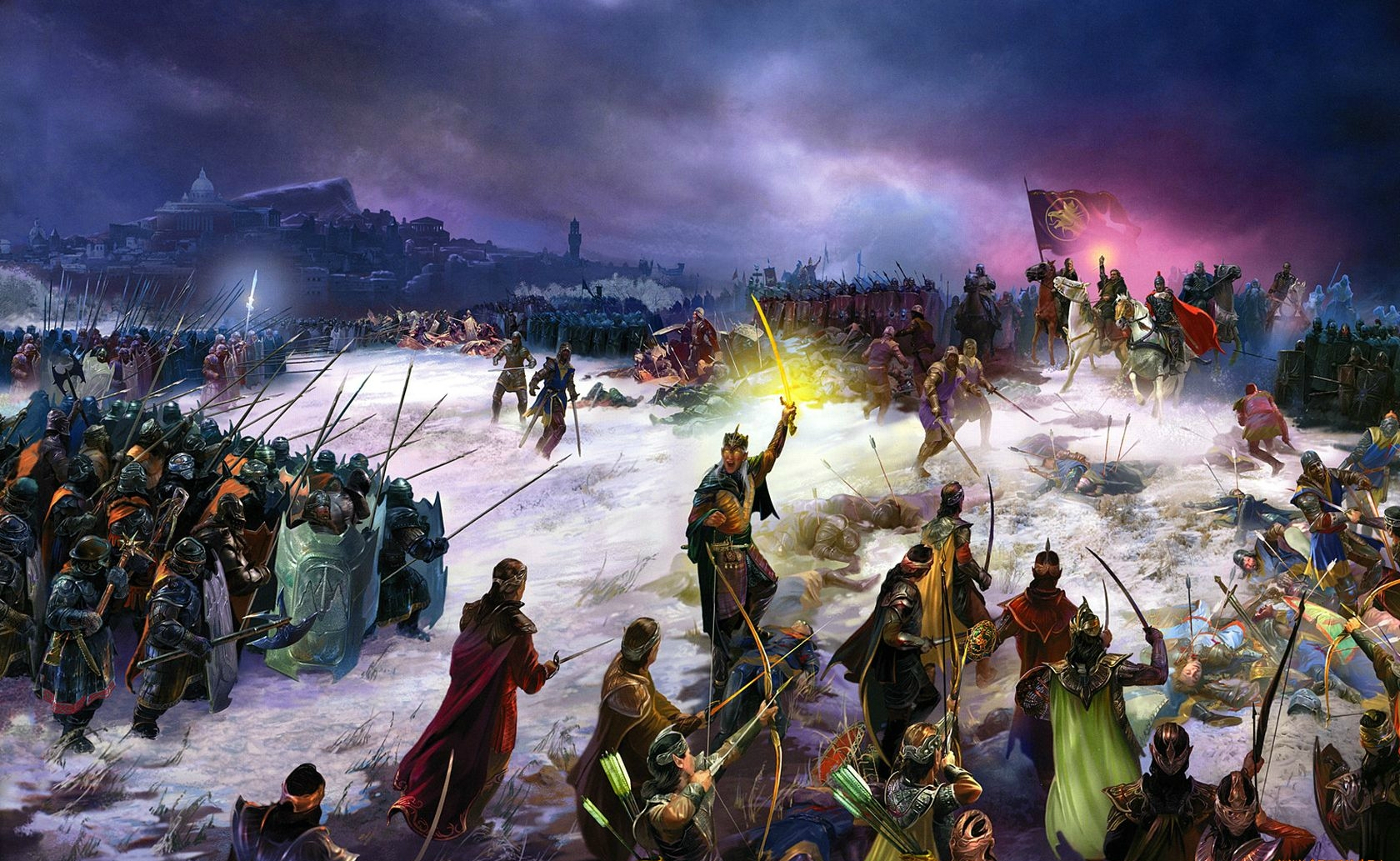 Fantasy Battle Wallpaper And Background Image