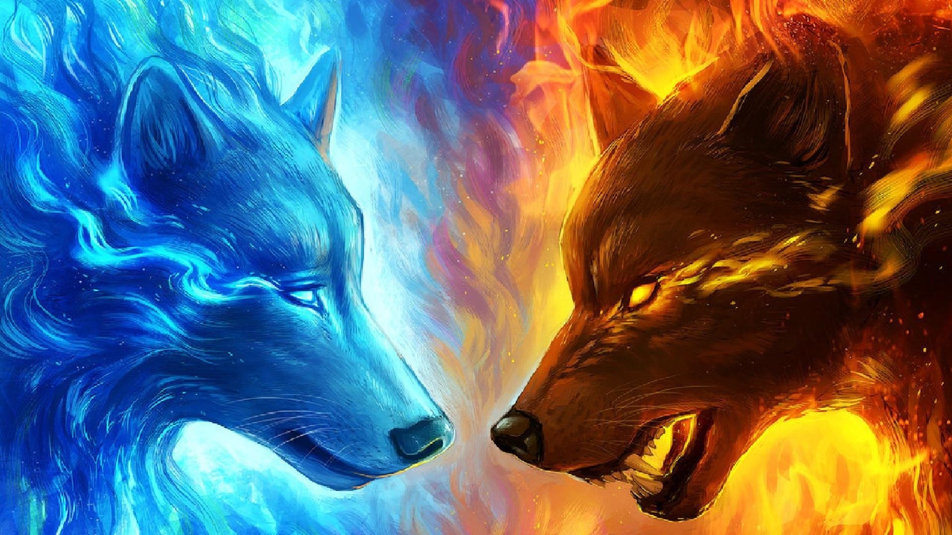 Fantasy Wolf Wallpaper X